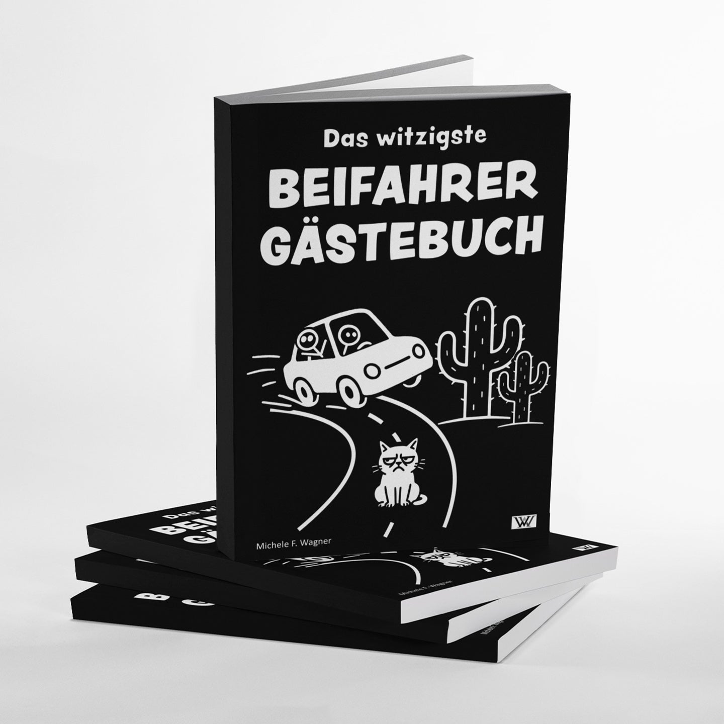 Das witzigste Beifahrer Gästebuch | Lustiges Geschenk zum 18. Geburtstag oder bestandener Fahrprüfung