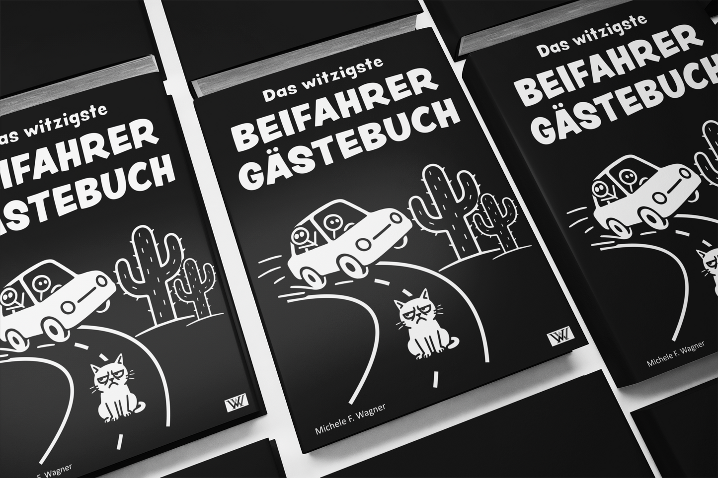 Das witzigste Beifahrer Gästebuch | Lustiges Geschenk zum 18. Geburtstag oder bestandener Fahrprüfung